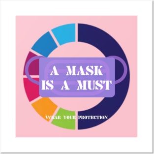 A mask is a must Posters and Art